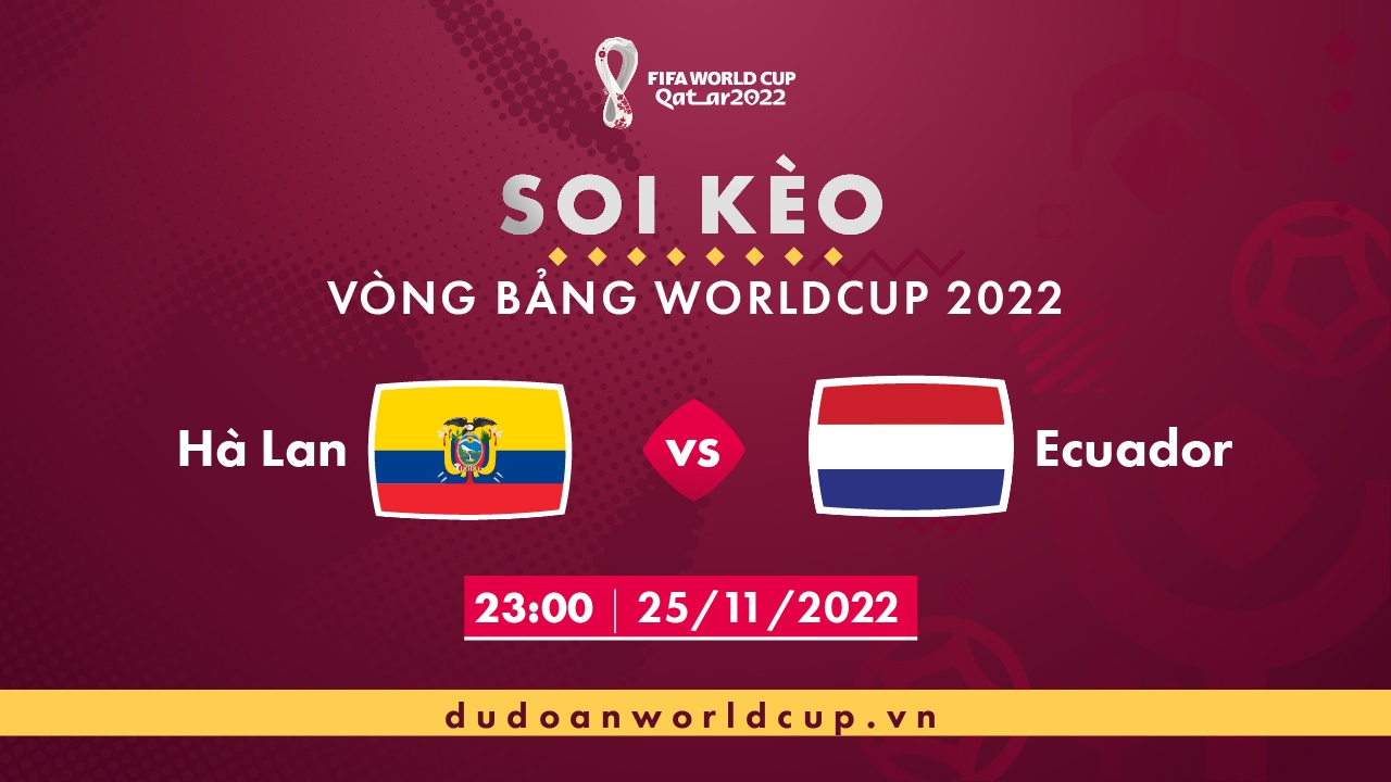 Soi kèo Hà Lan vs Ecuador, 23h ngày 25/11/2022 - Dự đoán WC