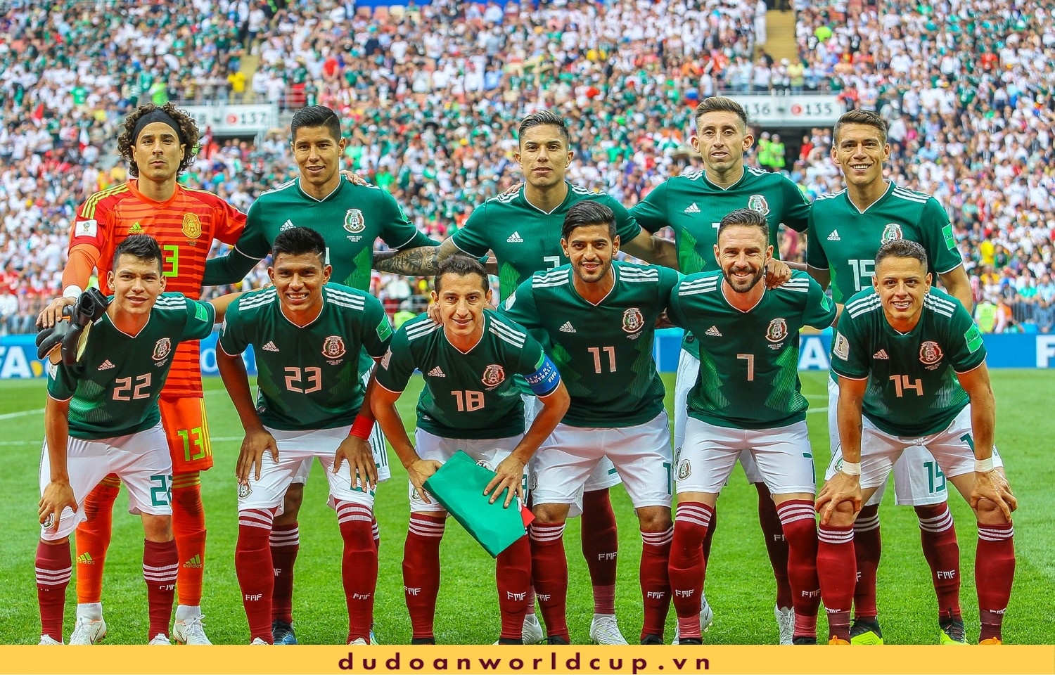 Đội hình World Cup Mexico 2022 - Thông tin tuyển Mexico