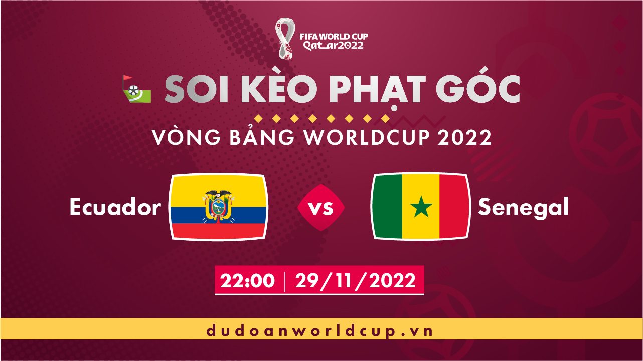 Soi kèo phạt góc Ecuador vs Senegal, 20h00 ngày 29/11/2022