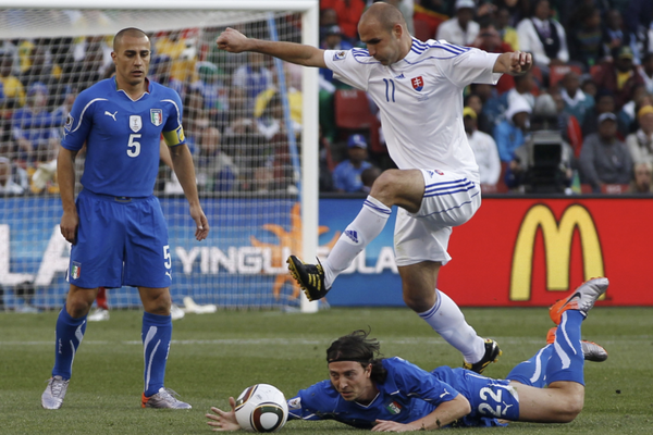 Slovakia thắng Italy 3-2, World Cup 2010, tại Nam Phi